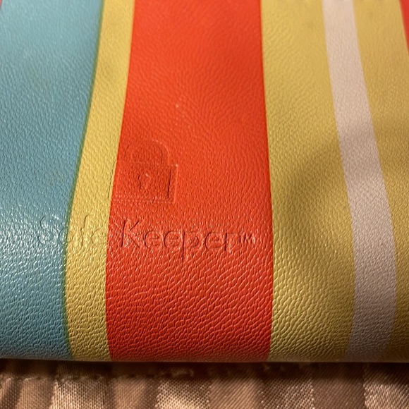 Safe keeper striped colorful wallet-like new. Has tons of space - Picture 3 of 13
